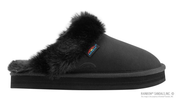 Sunset Snugs  Premier Leather. Fleece Lined Slipper